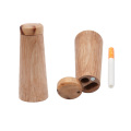 Wholesale 98mm Wood Dugout Case with 78mm one hitter Ceramic One-hitter Custom logo Smoking Accessories